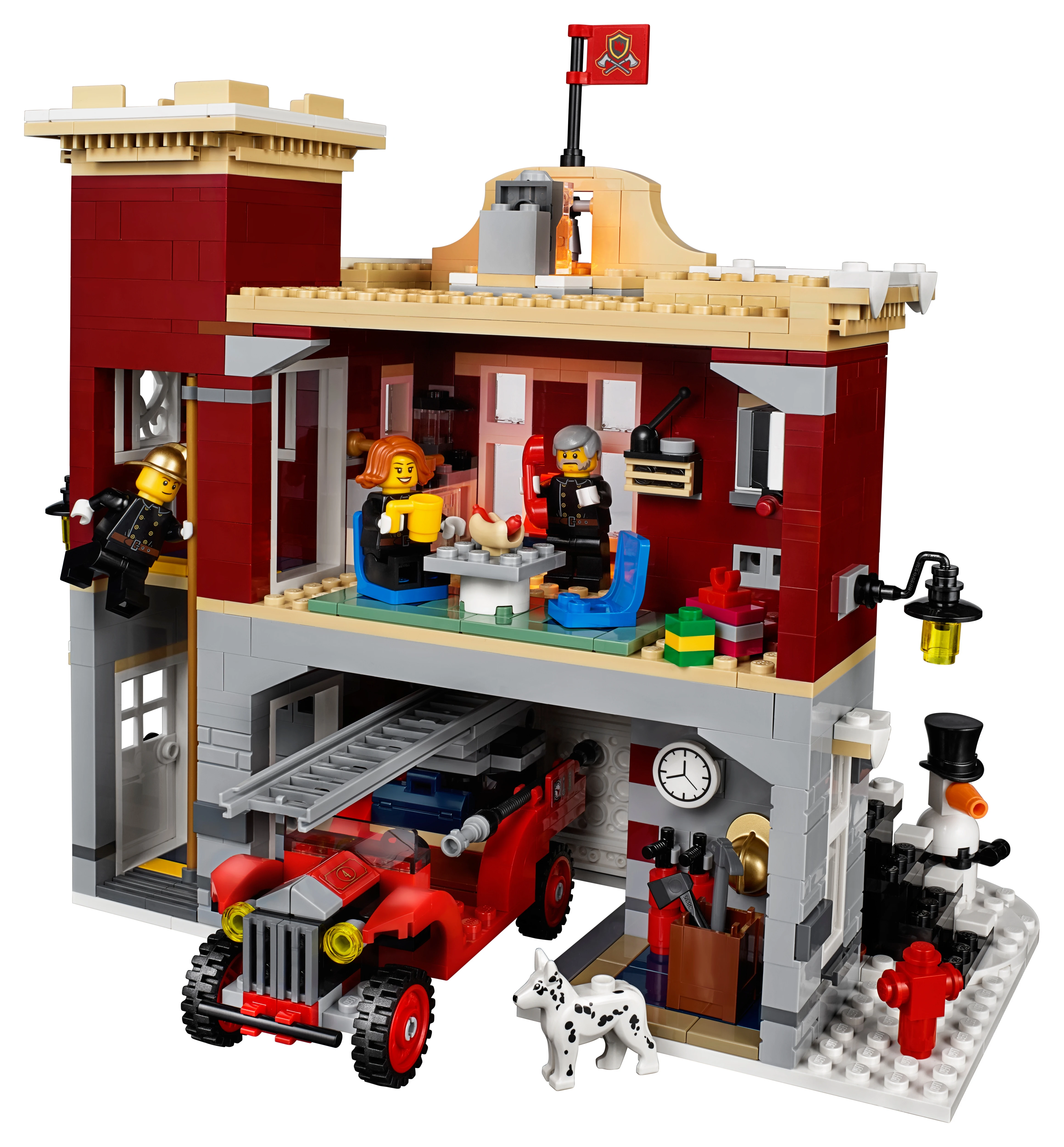 LEGO Winter Village Fire Station 10263 Alt3