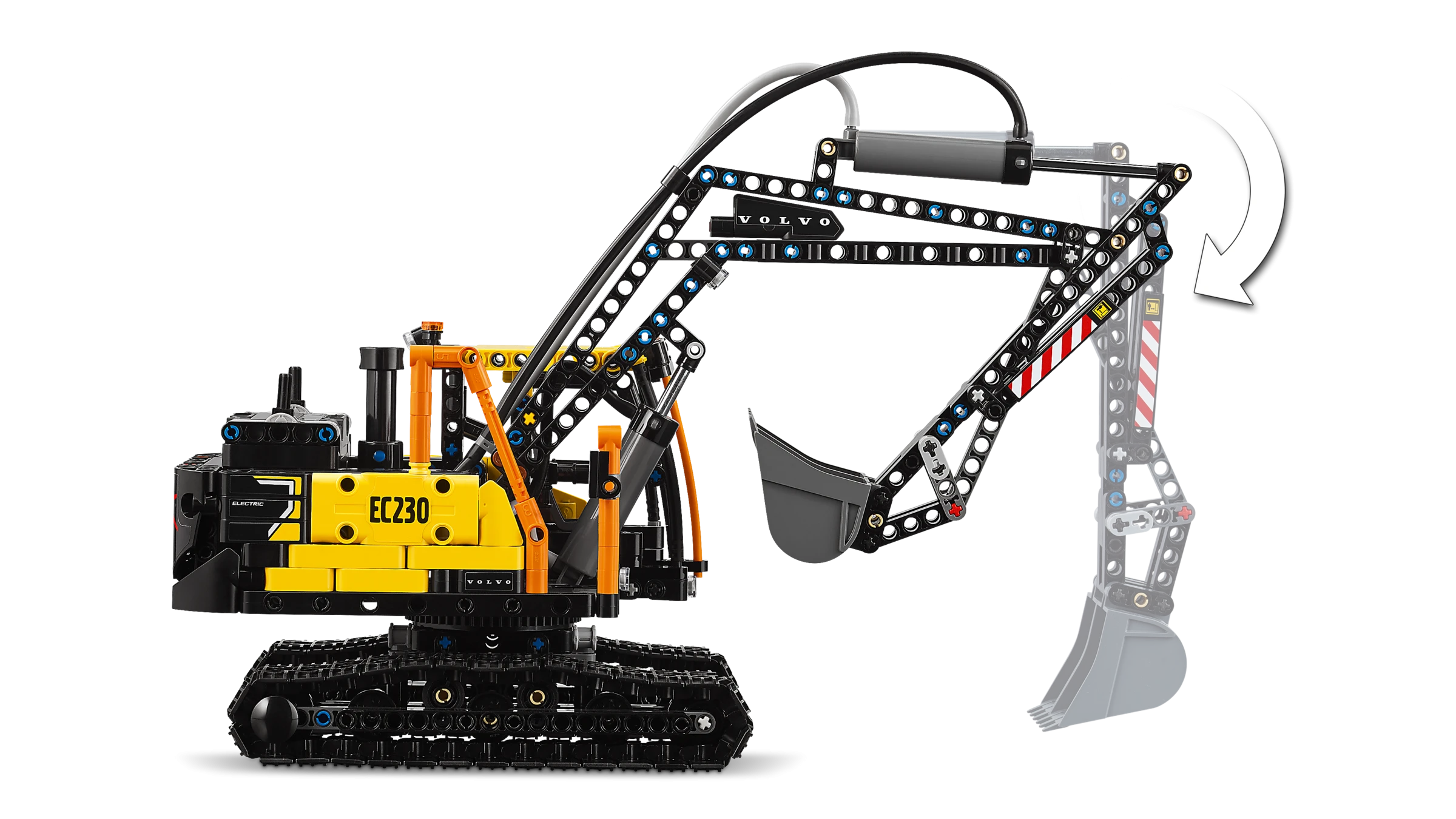 LEGO Volvo FMX Truck & EC230 Electric Excavator 42175 W E B S E C05 N O B G